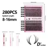 Pestañas Postizas Segmentadas de Venta Caliente Transfronteriza 30D/40D Pestañas con Rizado D de Amazon Set de Extensiones de Pestañas Transfronterizo Europeo y Americano