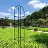 Suporte de flores personalizado estilo europeu, suporte para plantas trepadeiras, decoração de jardim, suporte para jardinagem, suporte para plantas trepadeiras de rosa, suporte de flores em formato de coluna