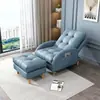 Sofá perezoso, perfecto para relajarse y echarse una siesta; una silla de balcón cómoda para relajarse y tomar un descanso al mediodía; un sofá popular de un solo asiento; una tumbona