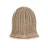 Cachemira 2026 Otoño/Invierno Nuevo para Mujer de Alta Gama Tejido de Punto Cálido para Exteriores Protección de Orejas Cable de Punto Casual Gorro Envolvente para la Cabeza