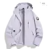 Jaqueta Funcional Outdoor Estilo Luotuo para Mulheres, Jaqueta de Plumas Três em Um, Jaqueta de Montanhismo à Prova de Vento e Impermeável para Outono e Inverno para Homens