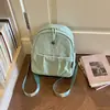 Mochila Impermeable Ligera con Múltiples Compartimentos Tela de Nylon para Estudiantes de Secundaria/Preparatoria Estudiantes Universitarios Mujeres Viajes de Primavera/Otoño Deportes Mochila Pequeña