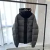 Chaqueta de plumas de alta calidad réplica Guerrero Negro Putian para hombre y mujer, chaqueta con capucha para pareja marca M 1A00204