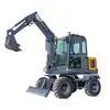 Excavadora de ruedas Hengwang Heavy Industry para la recuperación de terrenos y excavación de suelo en obras, fabricante de excavadoras grandes