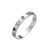 Pulsera de Acero de Titanio con Diseño Micro-incrustado Finamente Pulido de Moda Europea y Americana Transfronteriza para Mujer Recortada Flor de Cuatro Hojas de Alto Brillo Lujo