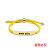 Pulsera de Cuerda Trenzada Multicolor Transfronteriza, Hay que Trabajar Duro, Regalo Conmemorativo para Amigos y Colegas, Pulsera de Acero Inoxidable Grabada