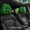 Funda para reposacabezas de coche con patrón de texto, funda para almohada de coche, funda de asiento a prueba de polvo, se puede personalizar con tu propio diseño como funda para reposacabezas y cuello
