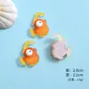 Nuevos adornos de resina de serie tropical de animales marinos al por mayor DIY para cuerda de pelo casera, accesorios para el cabello, funda de teléfono, pegatinas para refrigerador