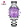 CHENXI/CHENXI 027C reloj de cuarzo para pareja reloj de pareja de negocios correa de acero reloj para hombre y mujer