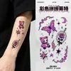 Mini pegatinas de tatuaje góticas Y2K coloridas con parches gráficos para mujeres, impermeables y de larga duración, para brazos, clavículas, pecho y cintura, con un toque de alta gama