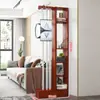 Madera Maciza Tablero Ecológico Recibidor Estantería Multicapa Divisor de Sala de Estar Pantalla para el Hogar Doble Cara Moderno Sencillo Madera Maciza
