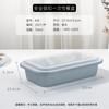 Lonchera desechable de grado alimenticio, caja de embalaje gruesa esmerilada de doble capa con cerradura, caja para llevar con tapa, caja de comida rápida imprimible