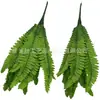 Pared de Plantas Verdes Hojas Persas de 24 Cabezas, Planta de Helecho, Pared de Plantas Artificiales de Alta Calidad, Venta al por Mayor desde el Fabricante, Helechos para Colgar en la Pared para Uso en Interiores