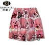 Kuromi Kuromi Pantalones Cortos Pantalones de Baloncesto para Hombre Pareja Linda Mismo Estilo Pantalones para el Hogar Secado Rápido Rectos Casual Ropa de Exterior