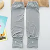 Mangas de Hielo Fresco para Protección Solar para Mujeres y Hombres, Mangas de Seda de Hielo, Guantes Delgados con Protección UV para Conducir y Ciclismo, Protección para Codos