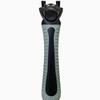 Daifa navalha de seis camadas manual de aço inoxidável de seis camadas cabeça de corte lâmina de barbear masculina antiga