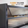 Estante de Cocina de Pie Gabinete de Almacenamiento Multicapa Horno de Microondas Doméstico Gabinete Multifuncional con Puerta Gabinete de Almacenamiento a Prueba de Polvo