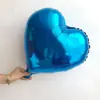 Transfronterizo 18 pulgadas Versión Luz de Amor Color Sólido Oro Plata Decoración Arreglo Fiesta de Cumpleaños Globos de Papel de Aluminio Película de Aluminio Venta al por Mayor