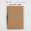 Cuaderno A5 de Bobina Gruesa Color Puro Cuaderno de Bobina Grande Cuaderno de Estudiante Personalizado Libreta de Oficina para Negocios