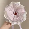 Gomita para el pelo suave y dulce para mujer, scrunchie de malla estilo coreano, liga para coleta baja y moño, accesorio para el cabello de alta gama