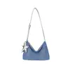 Bolsa transversal feminina 2026 nova bolsa versátil de ombro bolsa de trabalho fashion bolsa jeans bolsa de antebraço bolsa feminina moderna