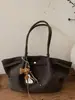 Bolsa Casual Retrô para Mulheres 2025 Inverno Nova Moda Grande Capacidade Ombro Axila Bolsa de Mão para o Dia a Dia Bolsa Tote