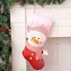 Calcetín de Navidad Bolsa de Regalo Caja de Regalo Decoración de Árbol de Navidad Adornos Colgantes Papá Noel Muñeco de Nieve Reno Calcetines Adornos Creativos
