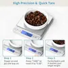 Balanza de Alimentos Específica para Cocina con Pantalla LCD, Balanza Electrónica Portátil de Acero Inoxidable Multifuncional de Alta Precisión