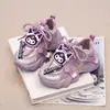 Zapatillas de Princesa para Niñas My Melody Estilo Primavera y Otoño 2025 Otoño Nuevo Lindas para Niños Celebridad de Internet Kuromi Zapatillas de Papá