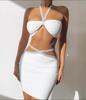 Conjunto de Falda Vendaje Caliente de Amazon AliExpress 2022 Nueva Moda Europea y Americana Sexy Conjunto de Fiesta Banquete