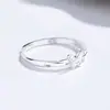 Anillo Abierto de Mariposa con Cadena de Hielo Picado para Mujer Anillo de Plata 925 Joyería de Mano de Nicho de Alta Gama Joyería de Moda de Lujo Accesible