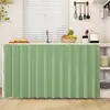 Cortina Cubierta para Gabinete de Cocina de Color Sólido, a Prueba de Aceite y Decorativa, Cortina para Puerta de Gabinete, Zapatero, Estante de Almacenamiento, Cortina de Tela para Gabinete de Almacenamiento