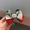 Nuevo Pasador de Navidad con Bola de Pelo, Campana, Lazo, Astas, Copo de Nieve, Cinta, Pasador Lateral para Niños, Pinza para Cola de Caballo, Accesorios para el Cabello