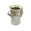 Conector de púas con rosca macho de acero inoxidable 04, accesorio hexagonal 316 para tuberías de agua, mangueras y tuberías de aire con rosca externa y cabeza verde