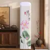Cubierta Especial para Aire Acondicionado Gree King Jingzhi con Techo Inclinado Estilo Chino, Cubierta Redonda Delantera y Redonda Trasera a Prueba de Polvo