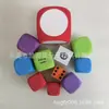 Dados Cuadrados Biselados Impresos en Color Blanco y Negro Material A/b Juguetes de Sellado para Niños Bloques de Construcción Cuadrados Especificaciones Se Pueden Personalizar