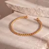 Pulsera giratoria de temperamento europeo y americano, pulsera joker simple y moderna, joyería de lujo ligero de alta gama al por mayor para mujer