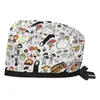 Salón de Belleza Gorro de Operación Masculino Corbata Quirófano Dental Gorro de Quimioterapia Cuidado Médico de Algodón Femenino Gorro de Enfermera Baotou