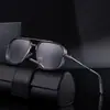 Novos Óculos de Sol Quadrados Estilo Europeu e Americano para Dirigir para Homens, Ponte Dupla Estilo Punk Retrô, Óculos de Sol de Alta Qualidade com Proteção Solar para Homens, Transfronteiriço
