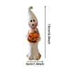 Estatua de Calabaza Fantasma Transfronteriza Adornos de Escritorio Suministros de Decoración de Halloween Atrezzo de Ambiente para Disposición de Fiesta del Festival Fantasma