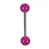 Joyería para Piercing de Uña de Lengua Acrílica Luminosa Transfronteriza Tendencia Europea y Americana Hip-Hop Personalidad Sexy Uña de Pezón Anillo de Lengua Piercing Labial