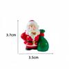 Decorações da Nova Série de Natal Transfronteiriça Papai Noel Pequenos Enfeites Acessórios para Micro-Paisagem Enfeites Criativos de Mesa