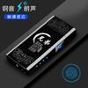 Encendedor de Arco Doble Steel Sound Langsheng Recargable a Prueba de Viento Creativo Huella Dactilar usb Encendedor de Cigarrillo Electrónico Regalo Personalizado