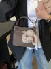 Bolsa Saco Vintage Transfronteiriça 2025 para Mulheres, Bolsa de Ombro Transversal Versátil Casual com Acabamento de Luxo, Bolsa de Mão Mãe e Filha