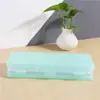 Caja de Papelería Creativa de PP Translúcido de Doble Cara y Doble Apertura Almacenamiento para Estudiantes Caja de Bolígrafos de Plástico Esmerilado Multifuncional con Gancho Estilo Caliente