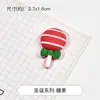 Muñeco de nieve de Papá Noel, crema de bricolaje, pegamento, funda de teléfono, bolsa, accesorios para el cabello hechos a mano, accesorios de resina caseros