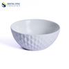Nuevo estilo nórdico vajilla blanca pura simple moderna Plato tazón alto grado relieve comercial cerámica vajilla traje
