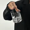 Copo Vista da Montanha Fuji Criativo Copo com Vista para Montanha Copo de Água para Casa Sentido Avançado Copo para Vinho Estrangeiro Suco Whiskey