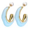 Pendientes de perlas Mu Shang para mujer, estilo europeo y americano de Hong Kong, nuevo diseño de moda, ropa de lujo ligera, joyería de moda para niñas, venta al por mayor