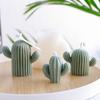 Meimuer Estéreo Cactus DIY Aromaterapia Elaboración de Velas Planta en Maceta Aromaterapia Molde de Silicona de Yeso